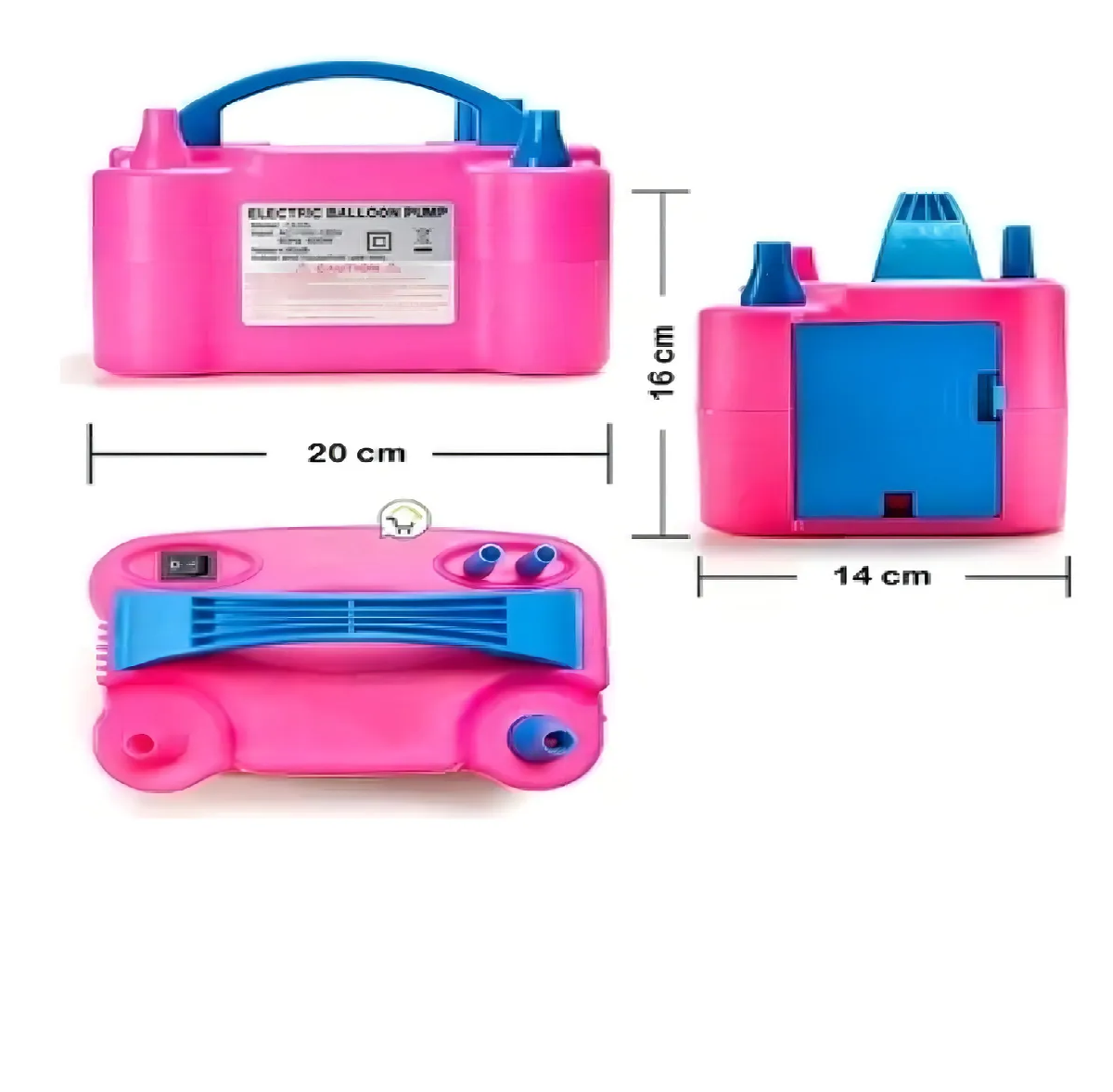 Miniatura 2 de Inflador Eléctrico De Globos 600watts