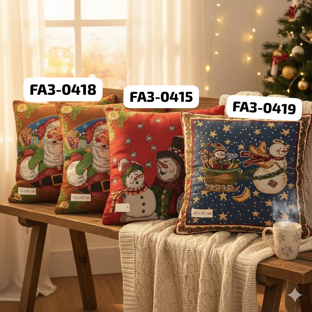 Miniatura 3 de Funda Almohadas navideñas navidad x 4