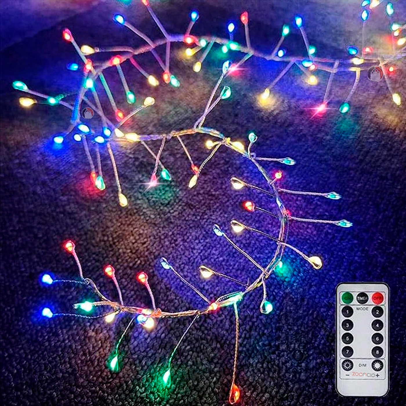Guirnalda De Luces Led Navideña Petardos