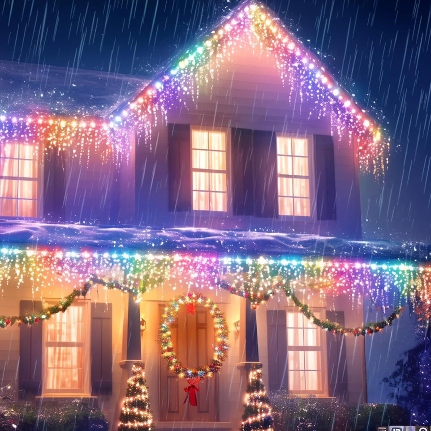 Luces Led con panel solar