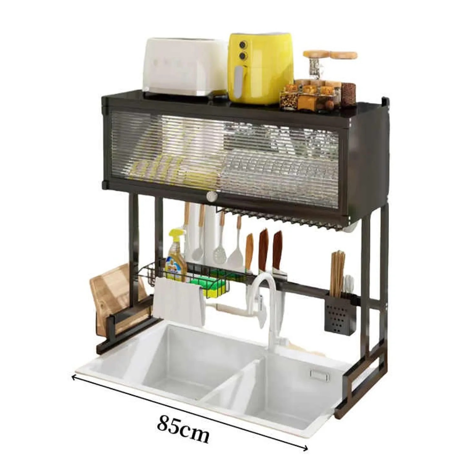 Miniatura 3 de Escurridor De Platos Con Tapa 65cm