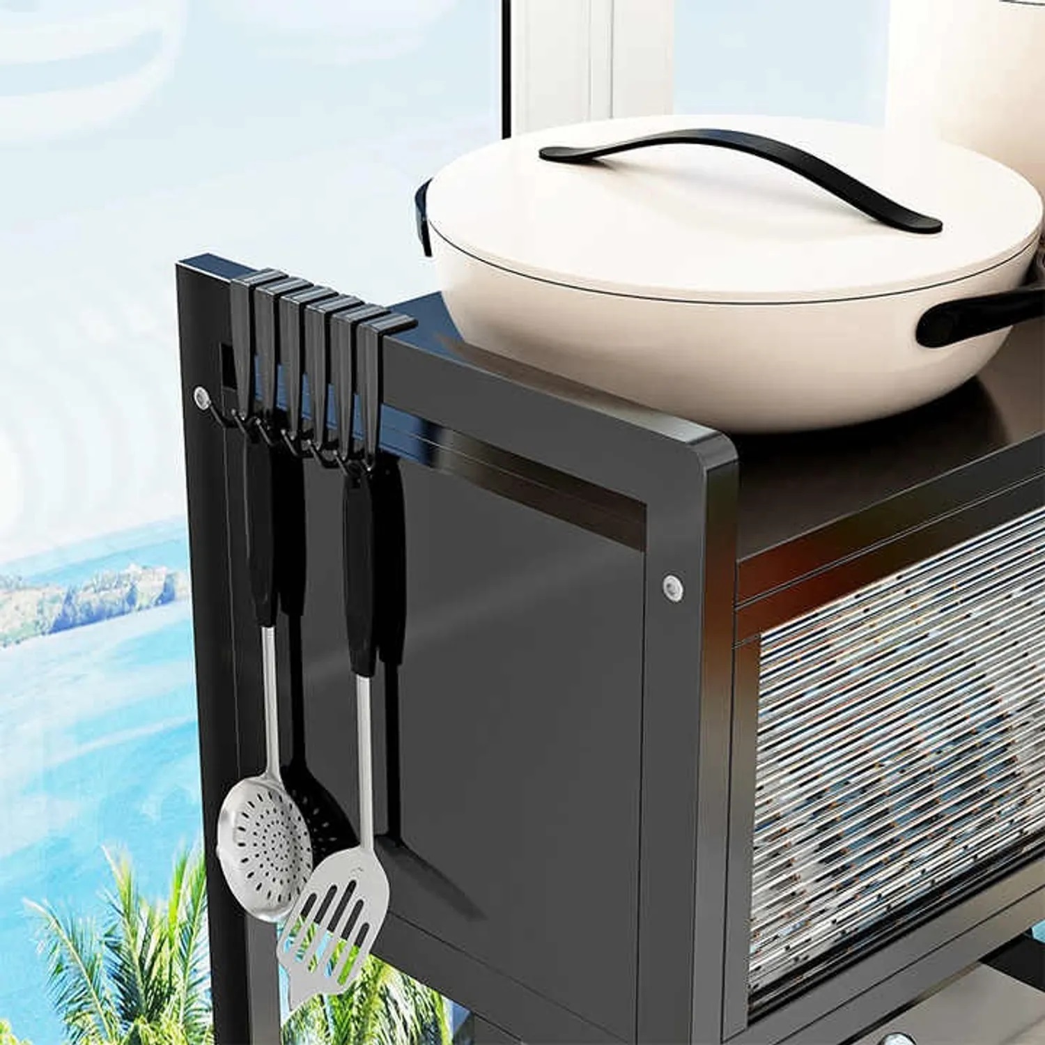 Escurridor De Platos Con Tapa 65cm