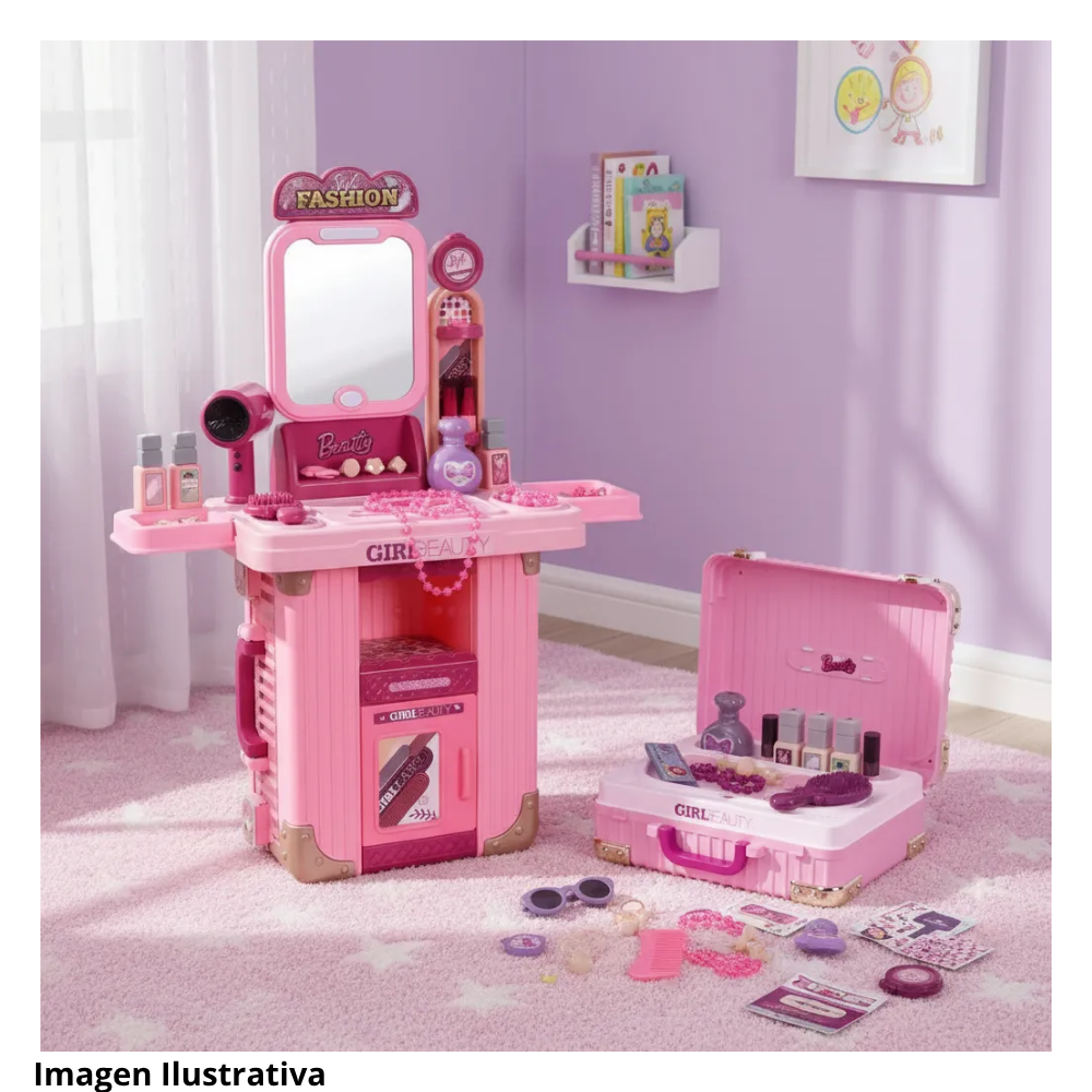 Maletín Juguete Tocador Infantil Set Bel 🎨✨ 2