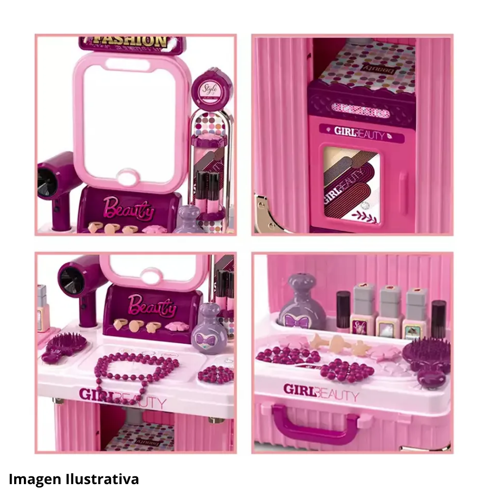 Maletín Juguete Tocador Infantil Set Bel 🎨✨ 3