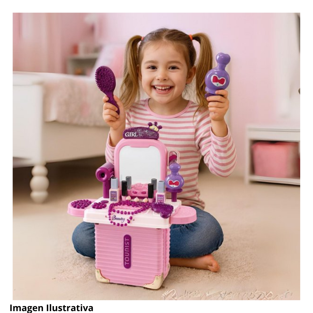 🌟 Maletín Juguete Tocador Belleza Infantil - Diversión y Estilo para Pequeñas Estrellas 🌟 3