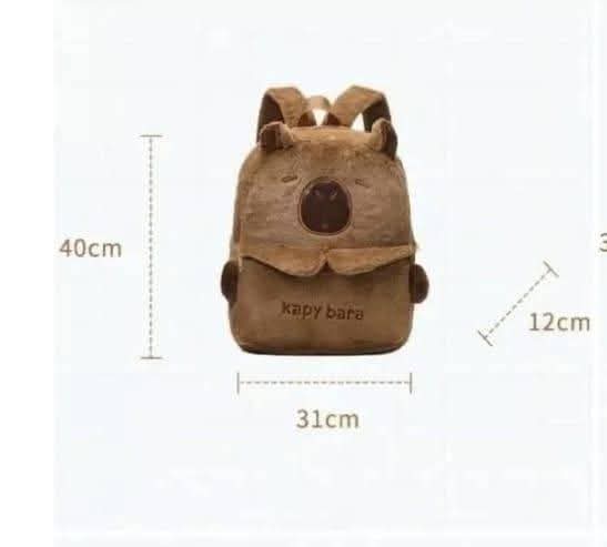 Miniatura 6 de 💯Morral Capybara Peluche