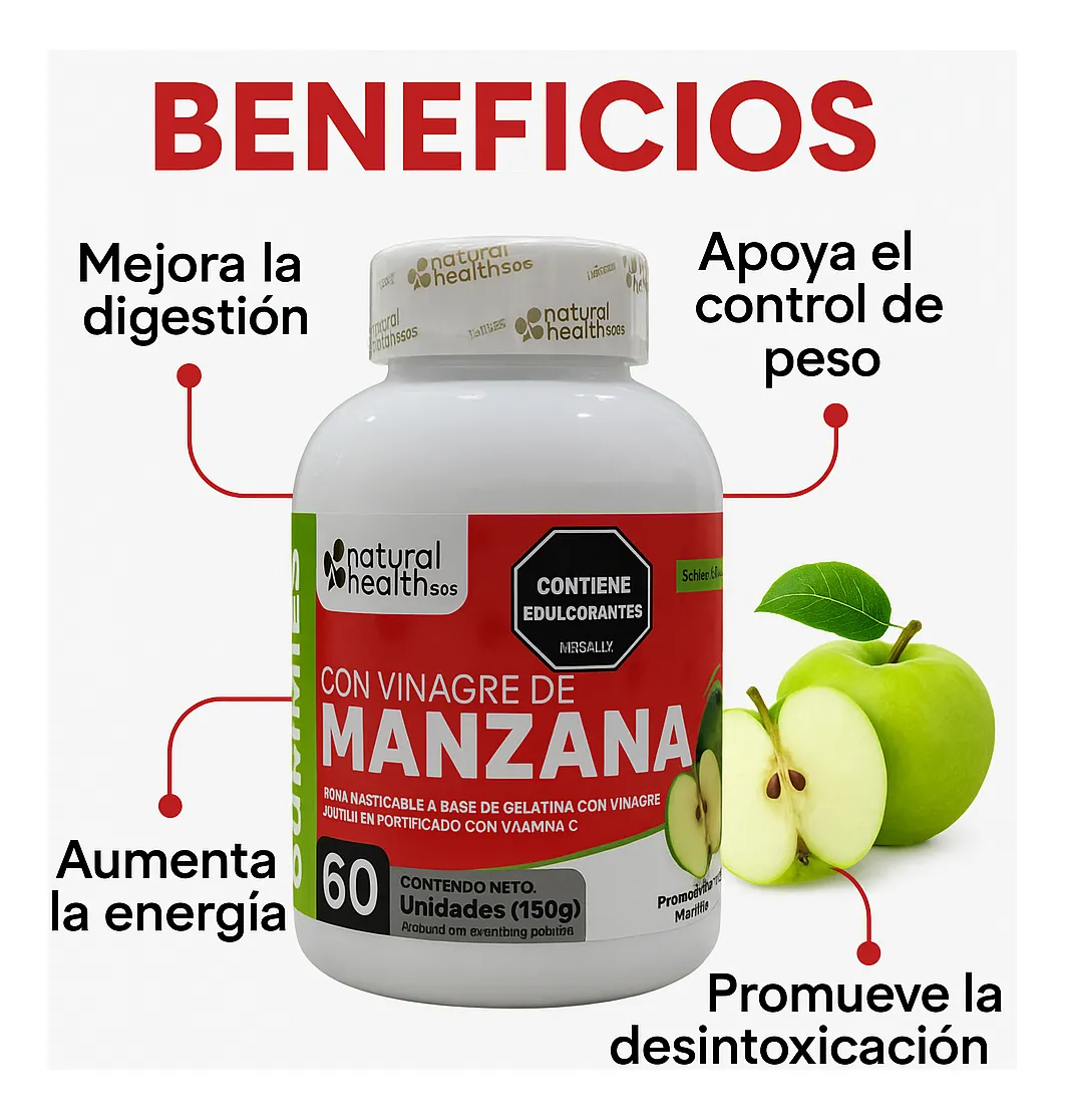Miniatura 2 de GOMITAS VINAGRE DE MANZANA