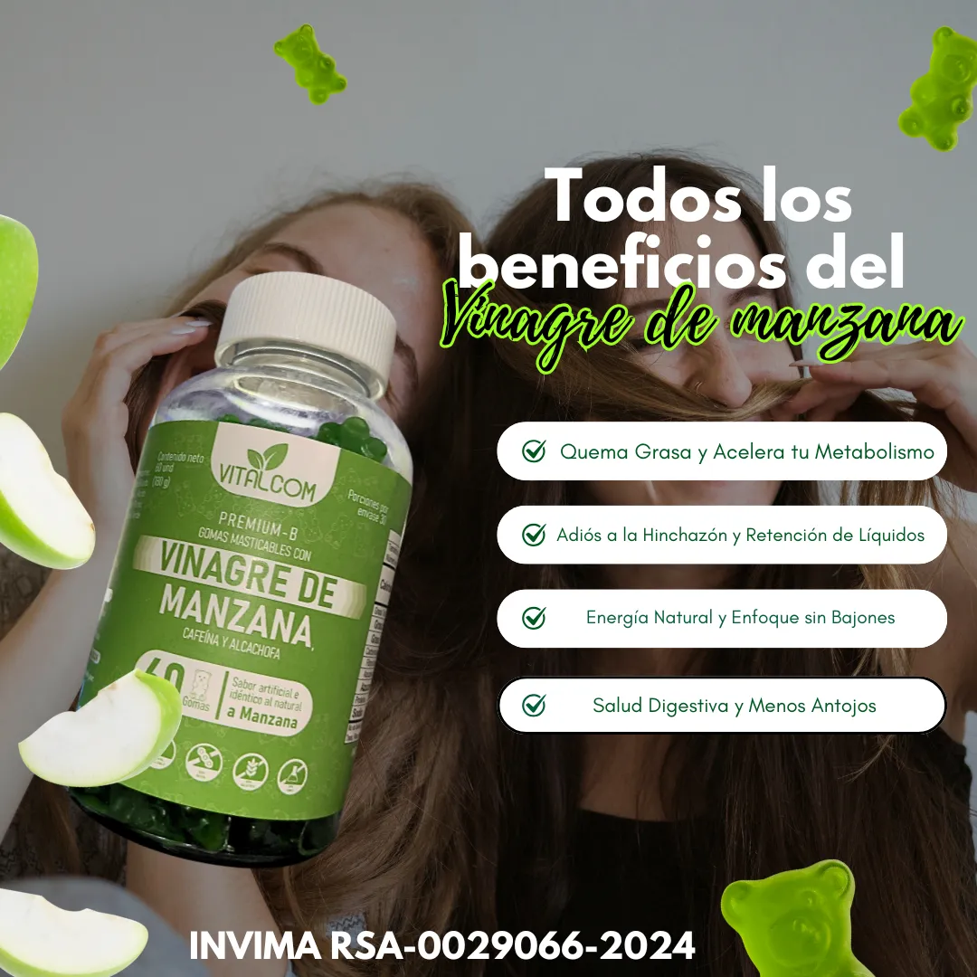 GOMAS VINAGRE DE MANZANA