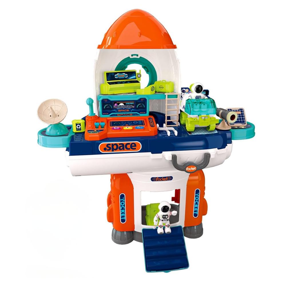 🚀 Juguete Cohete Espacial Infantil Estacio - ¡Despega la Imaginación de tus Pequeños! 🌌