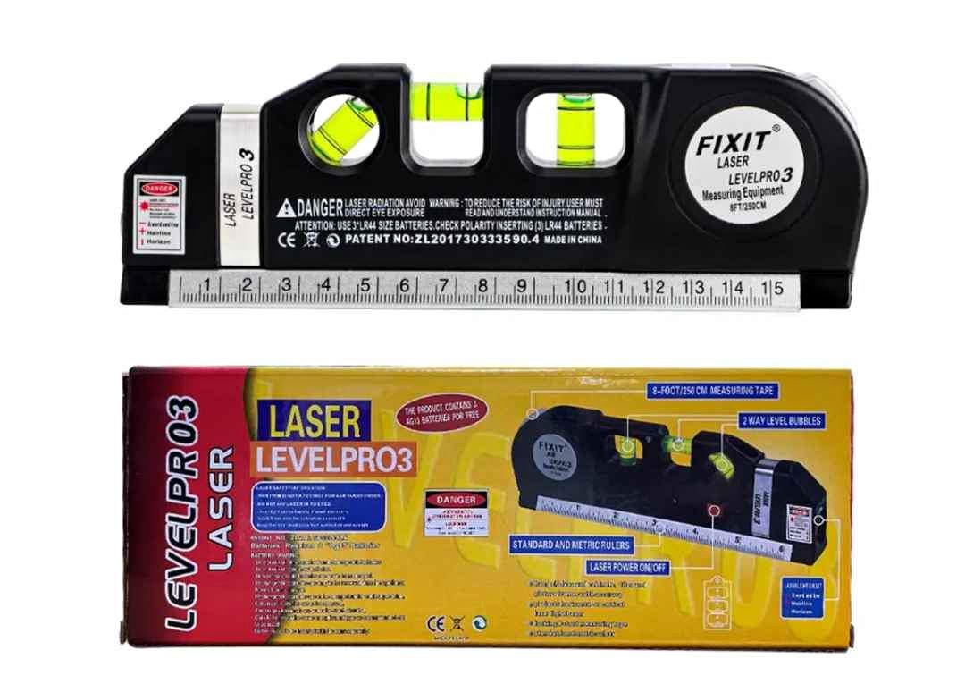 Metro, Nivel Láser Multiusos, Cinta Métr