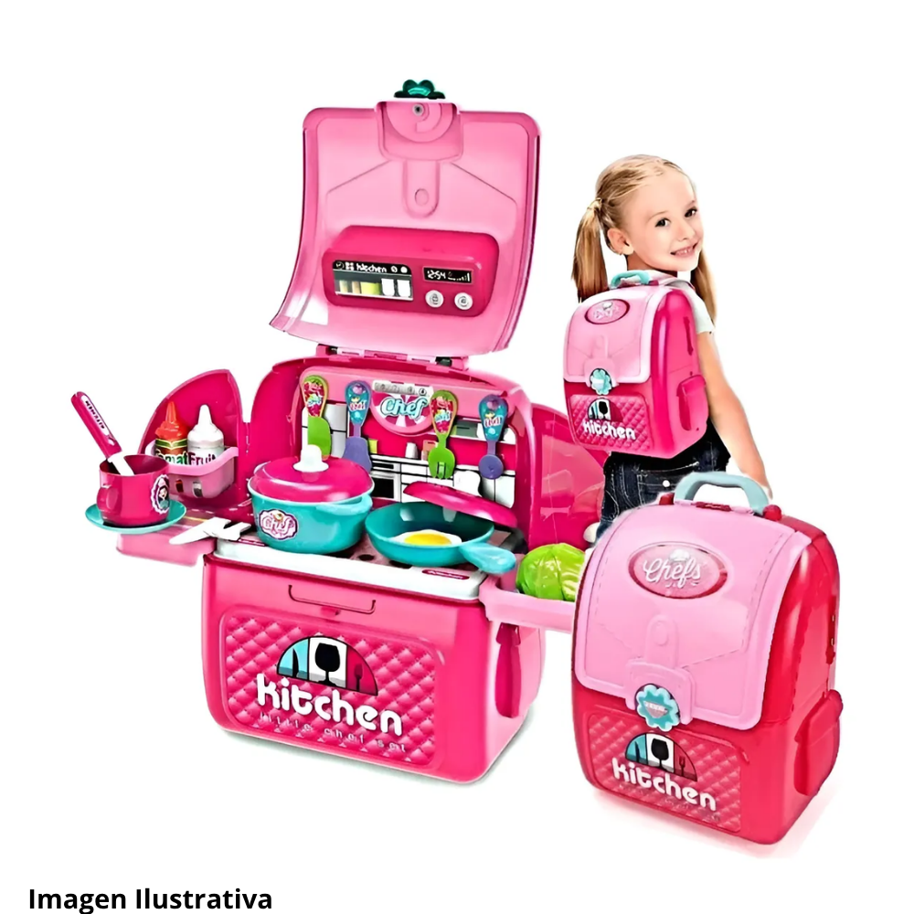 🍳 Set Cocina Infantil Rosa: ¡Diversión y Aprendizaje en Cada Juego! 🎉 2