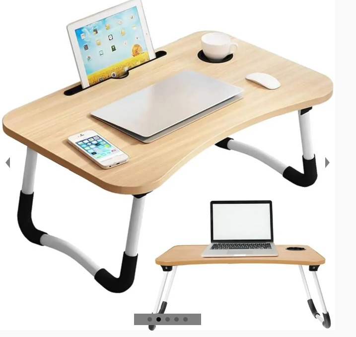 MESA MADERA PORTATIL PARA CAMA