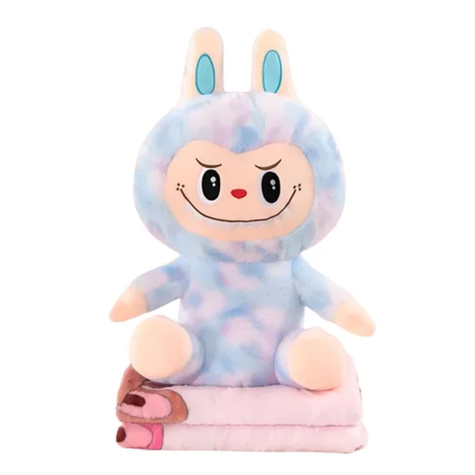 ✨ Peluche Labubu Multicolor con Cobija Suave para Niños ✨ 7