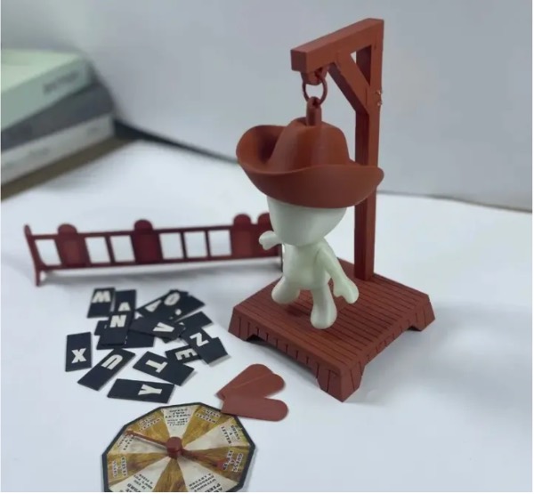 Juego De Mesa Ahorcado 3d