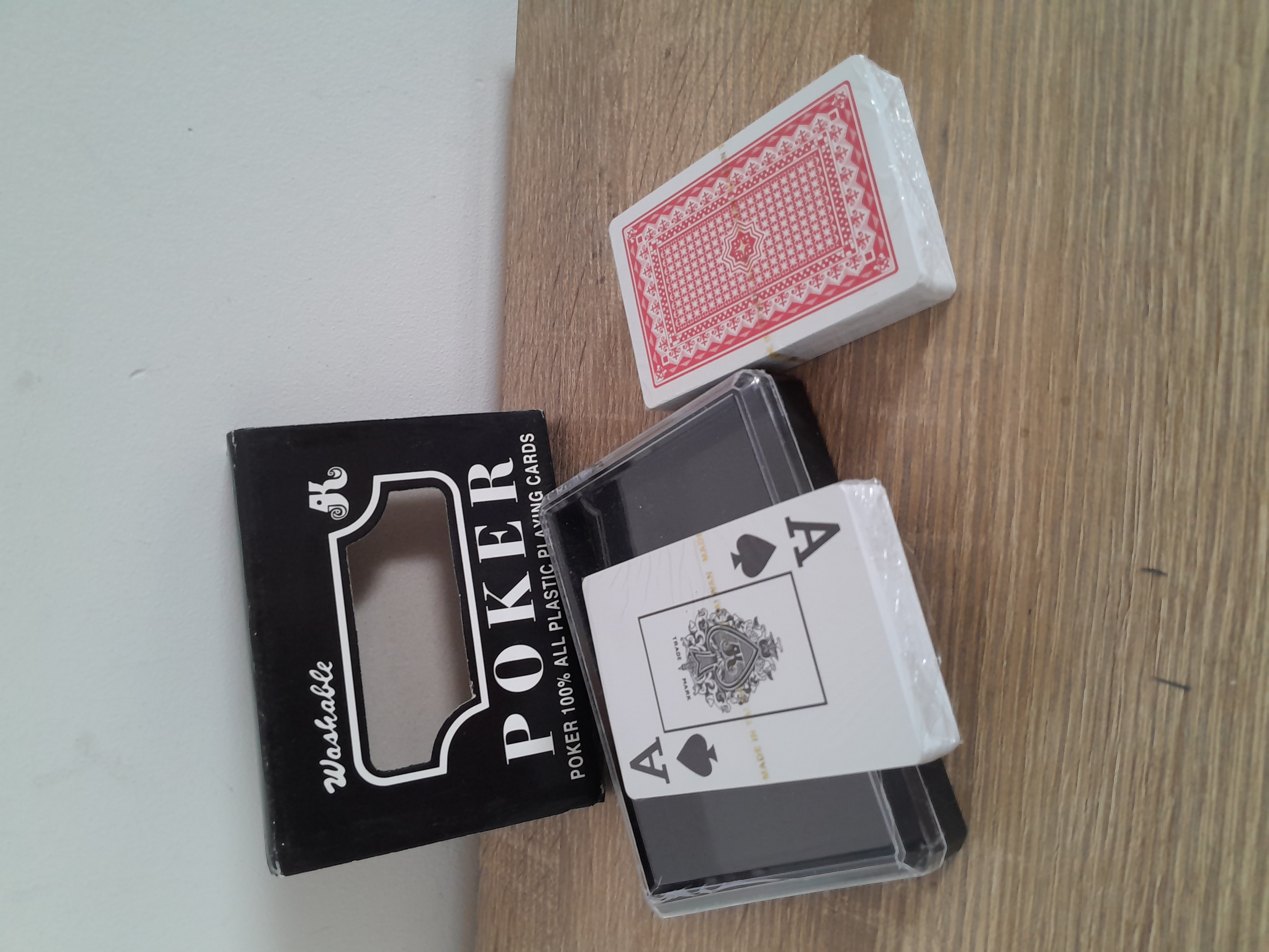 JUEGO DE CARTAS POKER  EMPAQUE PLASTICO
