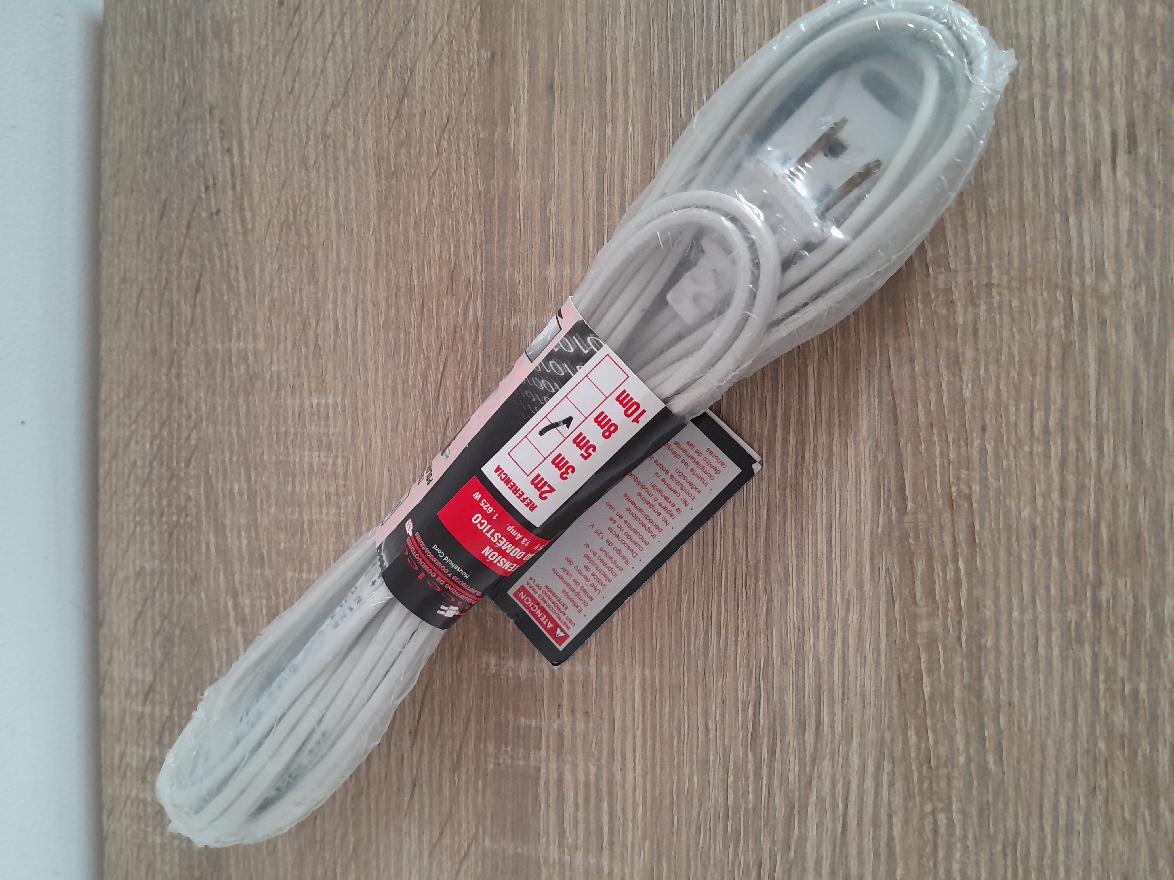 EXTENSION ELECTRICA 5 METRIS DUPLEX