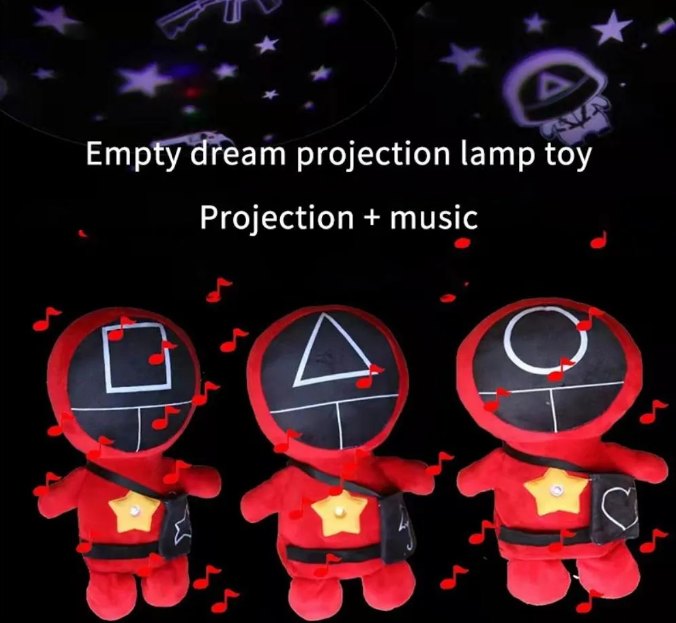 Miniatura 2 de Peluche Muñeco Proyector Luminoso Sonido