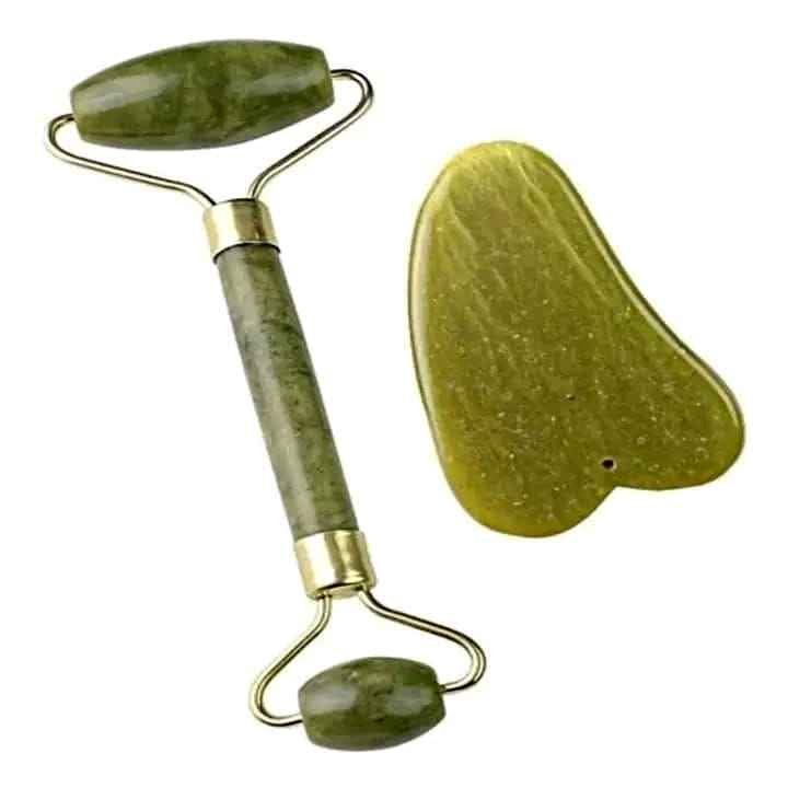 Miniatura 4 de Rodillo Facial Jade con Piedra Guacha