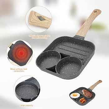 Miniatura 4 de Sartén Antiadherente 3 Divisiones multiu