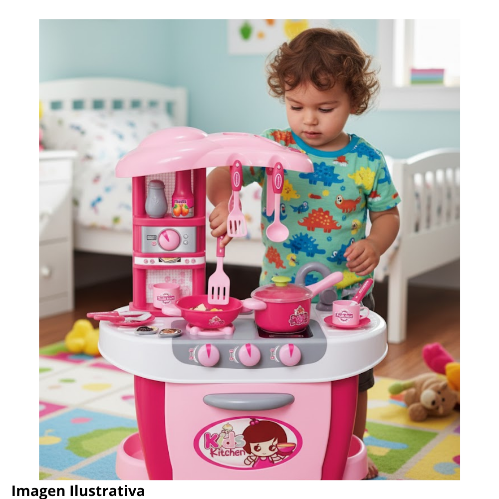 ¡Cocina Infantil Rosa! 🍳 Set de Utensilios para Pequeñas Chefs 2