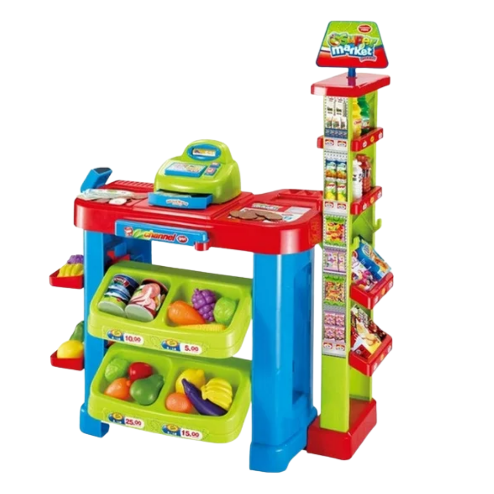 🛒 Supermercado Infantil Colorido: ¡Aprender Jugando!