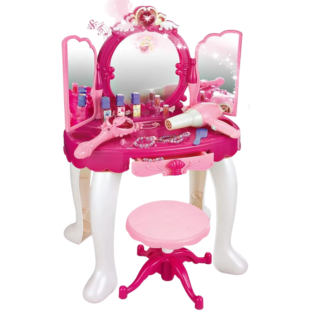 ✨ Tocador Infantil Princesa Espejo Triple - ¡El sueño de cada pequeña! 👑