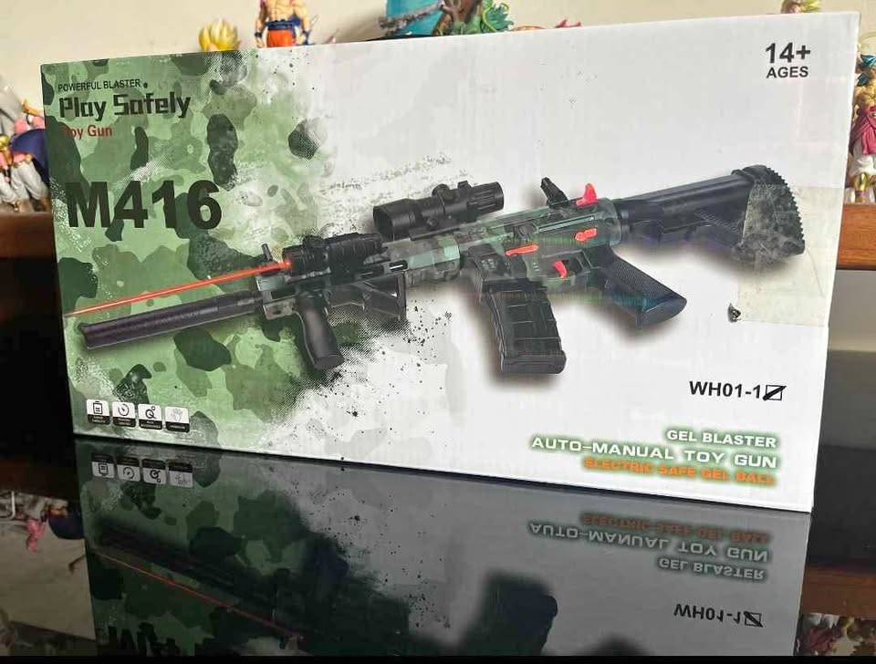 Miniatura 2 de Rifle Hidrogel  M416 Recargable Bolas