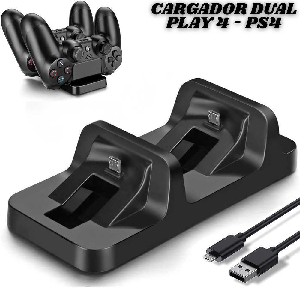 Miniatura 3 de Base Cargador Controles De Play 4 Ps4