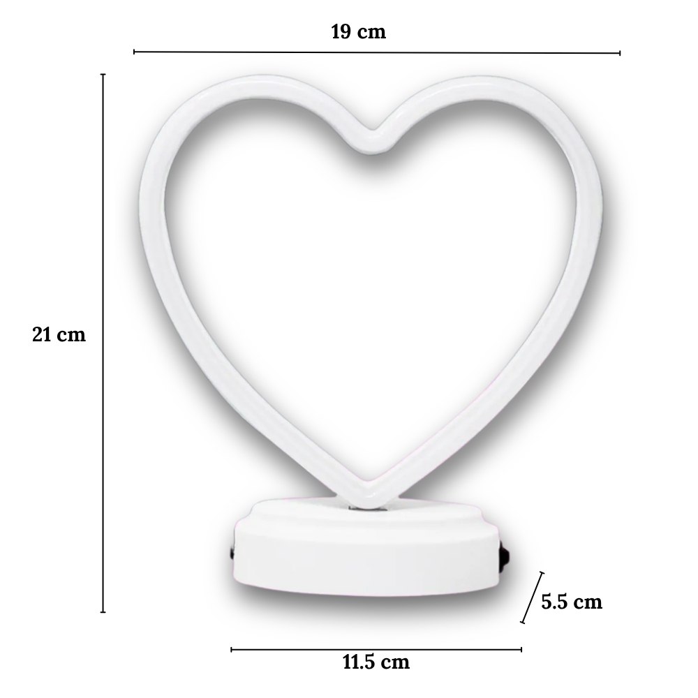 Miniatura 2 de Lampara Corazon Multicolor LP005