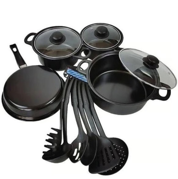 Batería Cocina Ollas 13 Piezas Utensilio