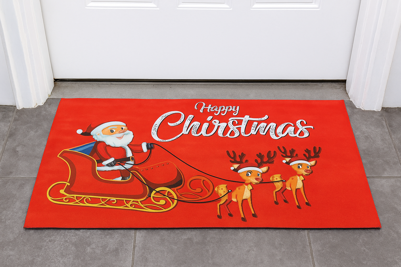 TAPETE NAVIDEÑO PARA PUERTA