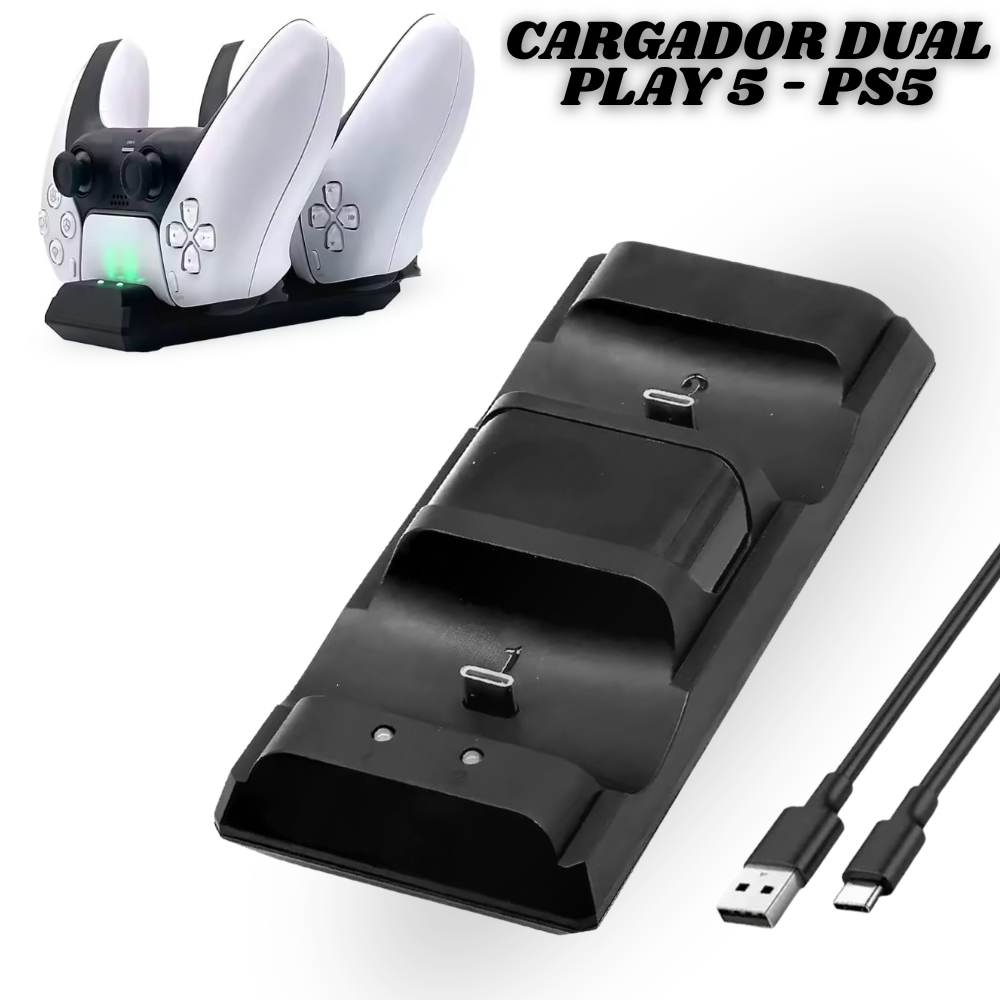 Base Cargador Controles De Play 5 Ps5