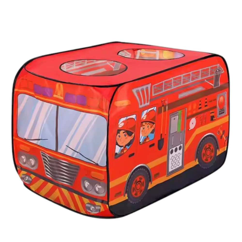 🚒 Carpa Infantil Autobús Bomberos Plegable - ¡Diversión y Aventura para los Pequeños!