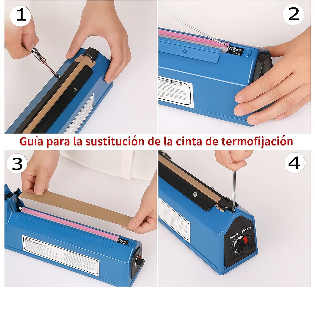 Maquina Selladora De Bolsas 200mm