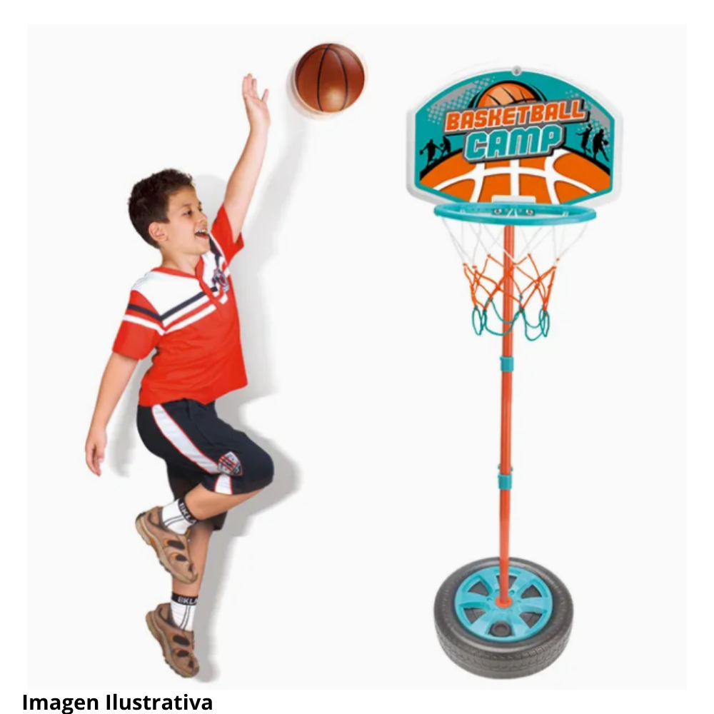 🏀 Aro de Baloncesto Infantil Ajustable para Diversión y Aprendizaje 3