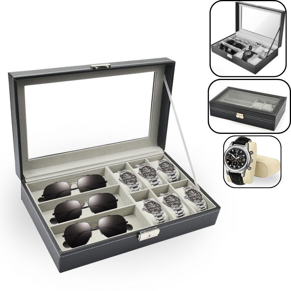 Miniatura 4 de Cofre Joyero Organizador 2 en 1 Relojes6