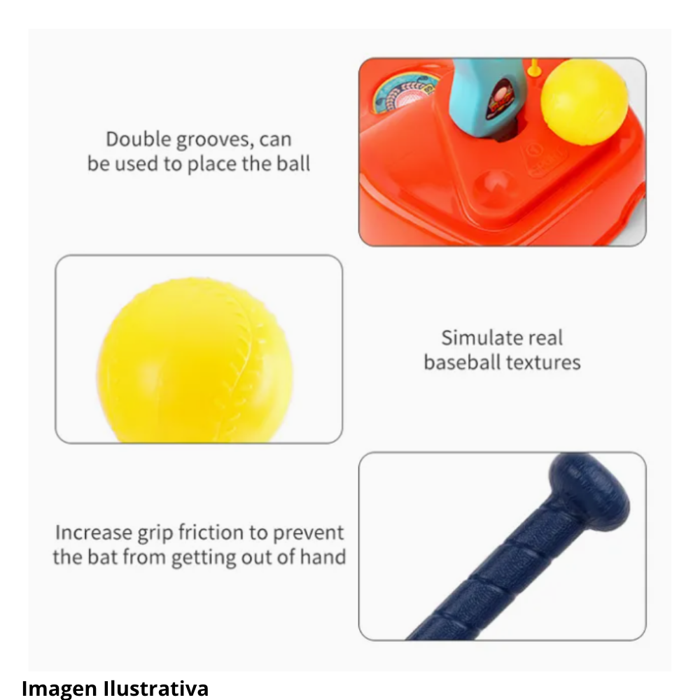 ¡Diviértete con el Set Beisbol Golf Infantil Dos En Uno! ⚾️⛳️ 3