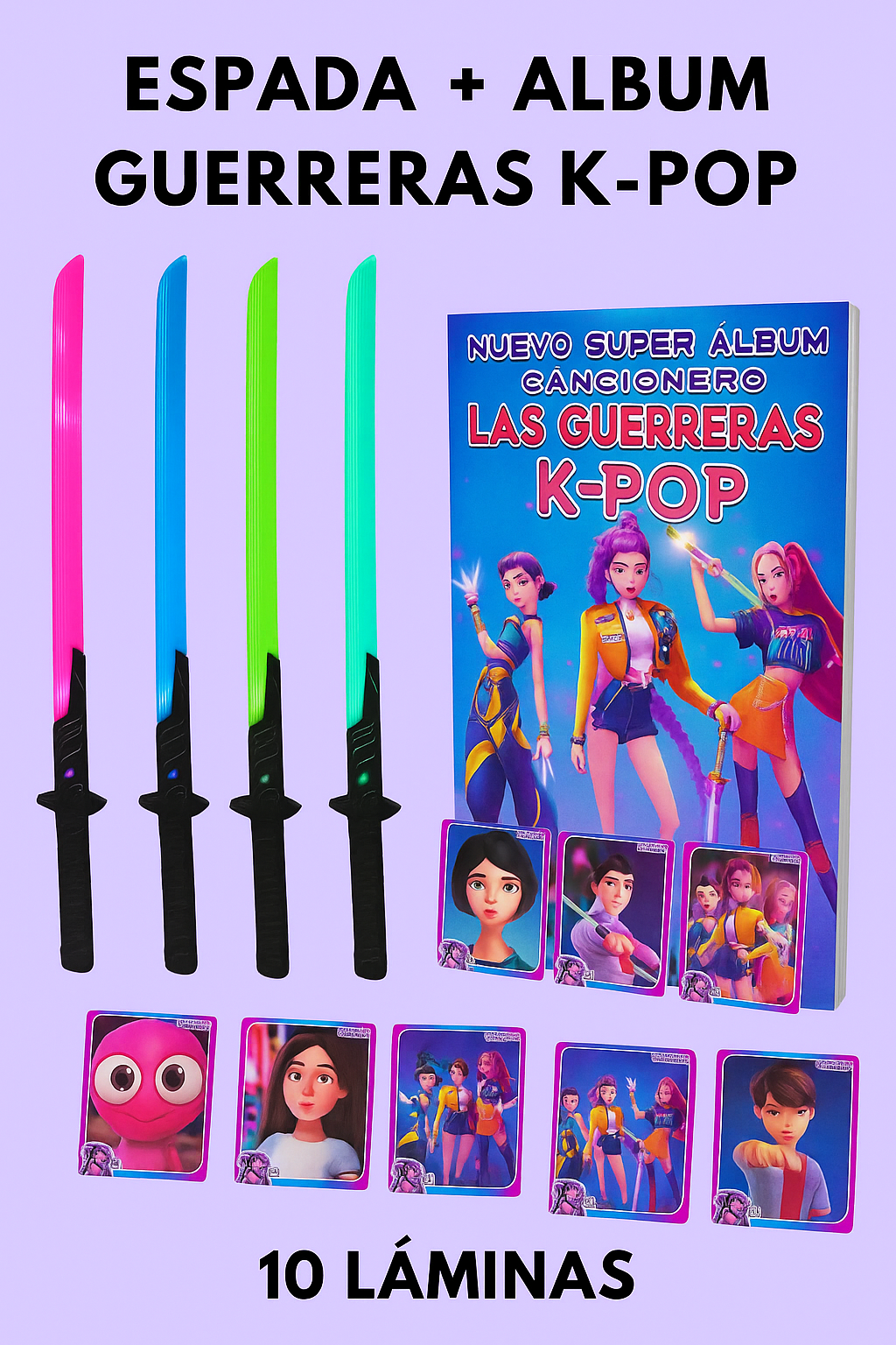 Miniatura 5 de COMBO GUERRERAS K-POP, ESPADA,ALBUN,LAMI