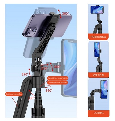 Miniatura 3 de PALO SELFIE REF C12 ALTURA MAX 180CM
