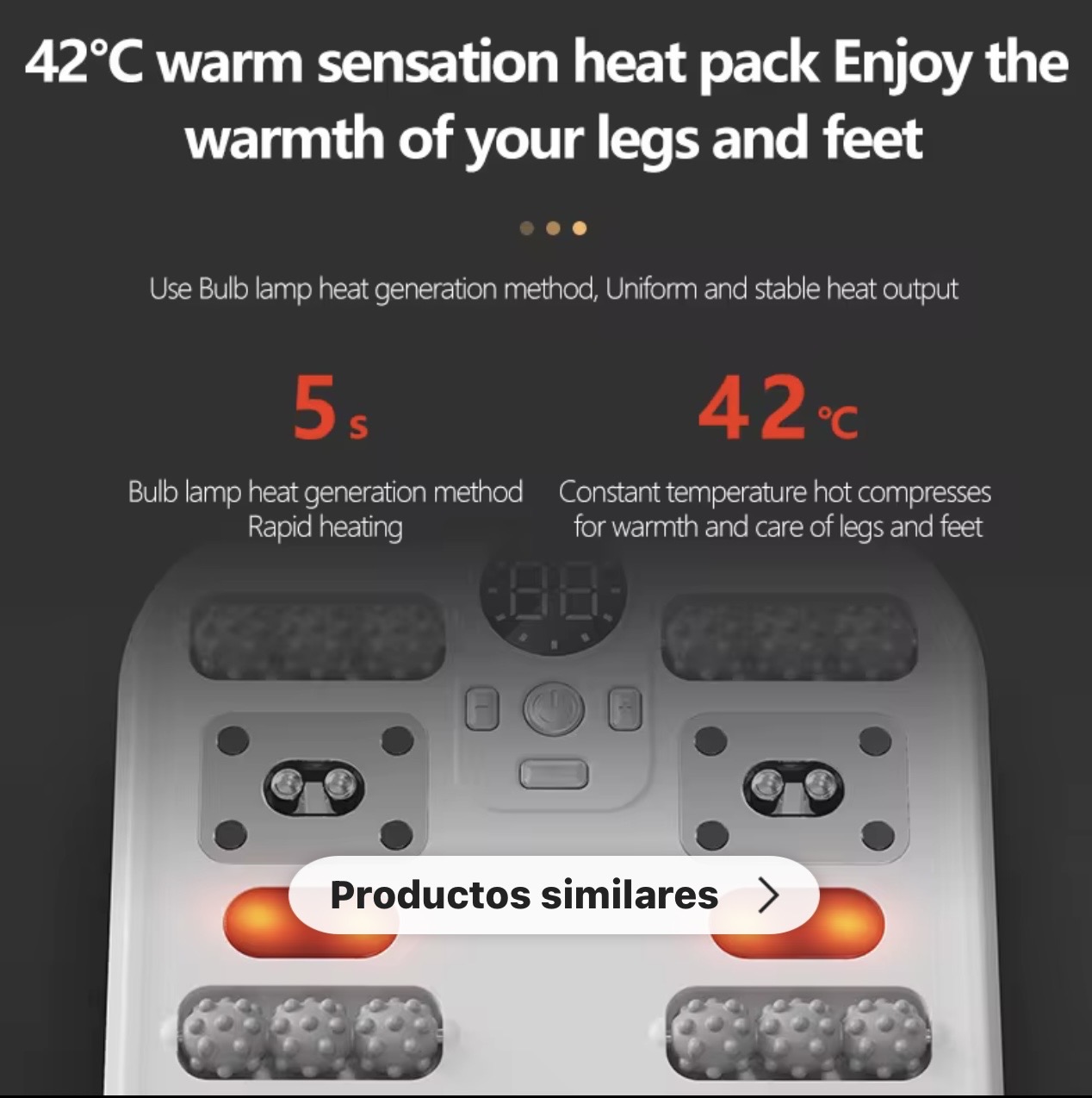 Miniatura 5 de Masageador de pies automático recargable