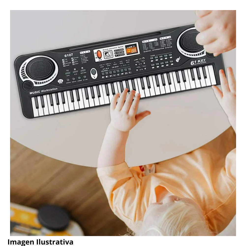 🎹 Piano Teclado Electrónico Infantil - ¡Música y Diversión para Pequeños! 🎶 3