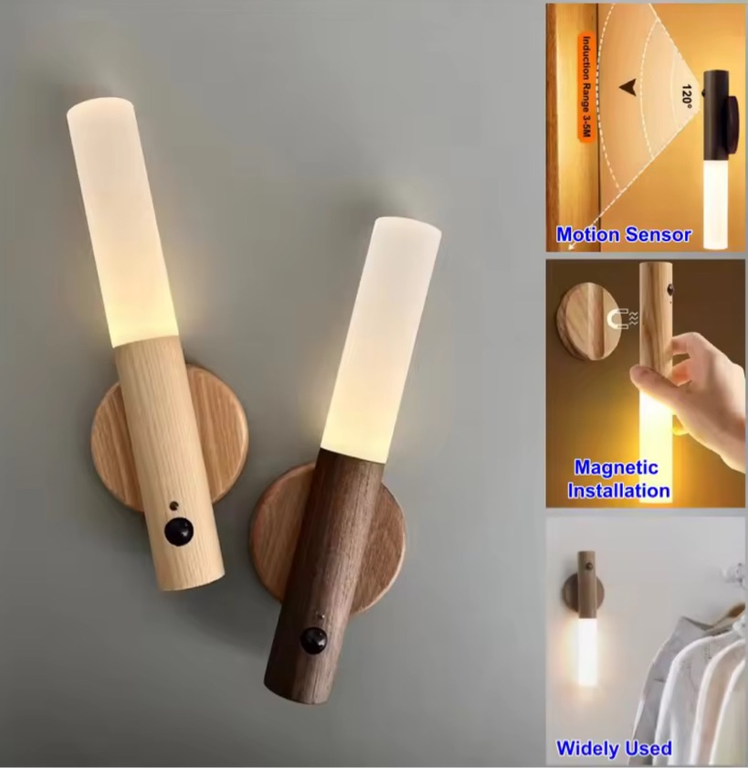 DI Lámpara Magnetica Madera