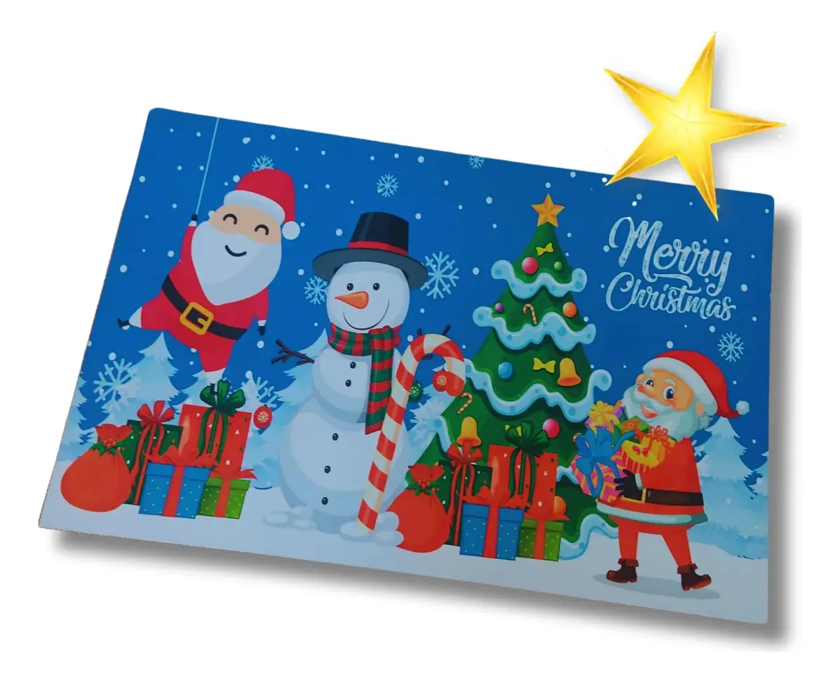 ✨ Tapetes Navideños Lindos Absorbentes para tu Hogar 🎄 3