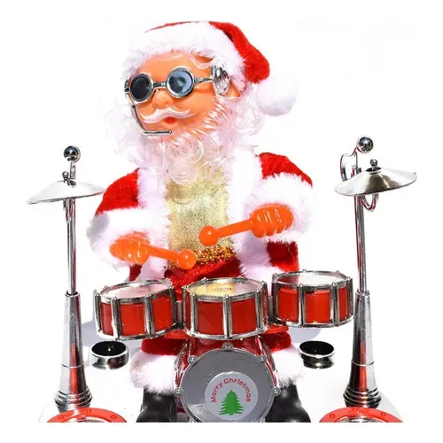 Miniatura 7 de papa noel baterista