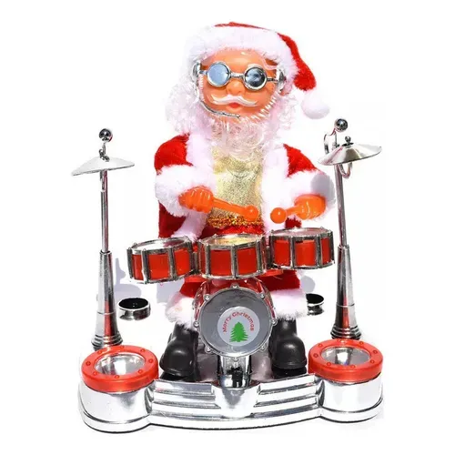 Miniatura 6 de papa noel baterista