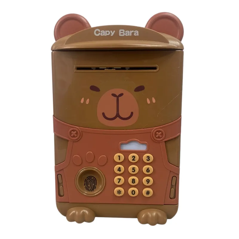 Alcancia Capy Bara con huella
