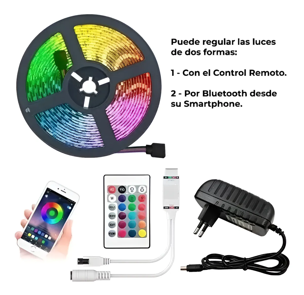 CINTA LED 10 METROS CON APLICACION