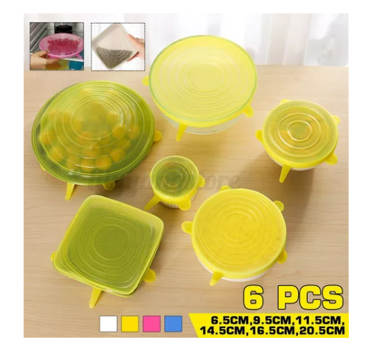 Miniatura 2 de Tapas de silicona x 6 unidades