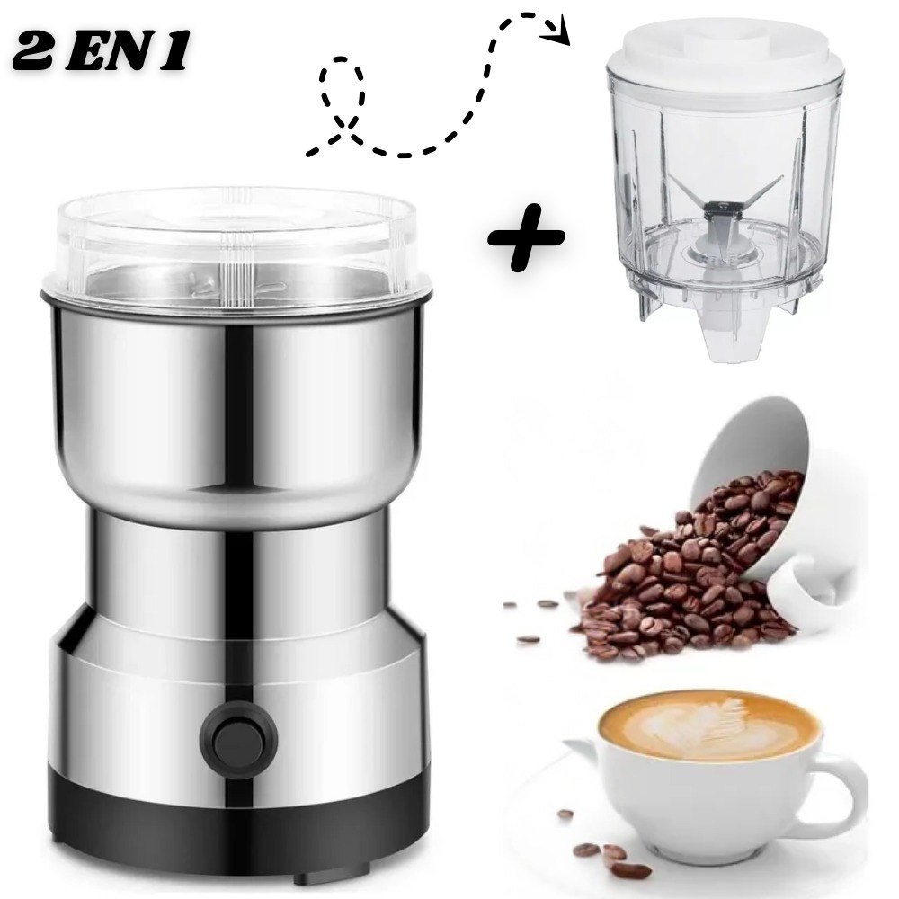 Miniatura 2 de Molino De Cafe Electrico 4 Aspas 2 En 1