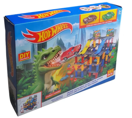 Miniatura 2 de Pista Hot Wheels Dinosaurio